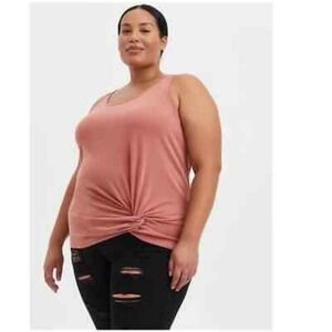 Torrid Cupro Knot Tank Size 2
